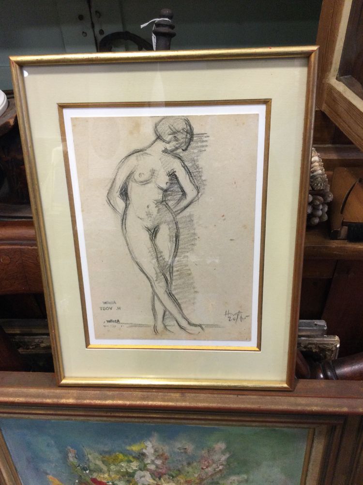 Nude signed Hélène VOGT