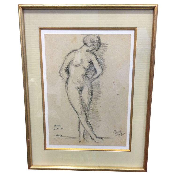 Nude signed Hélène VOGT