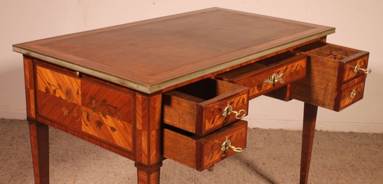 Bureau Plat in palissandro Luigi XVI