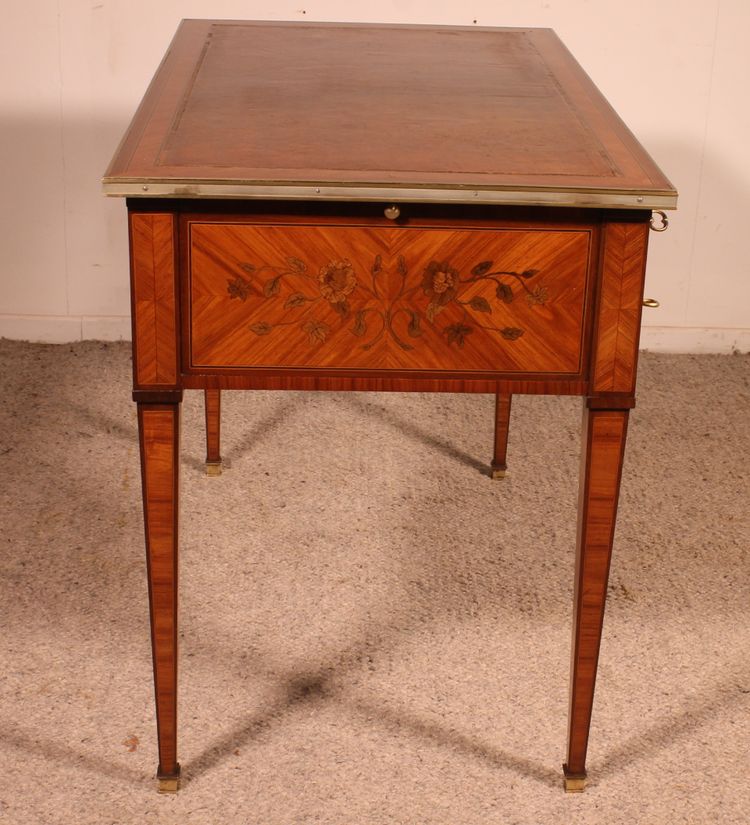 Bureau Plat in palissandro Luigi XVI