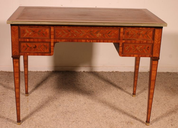 Bureau Plat in palissandro Luigi XVI
