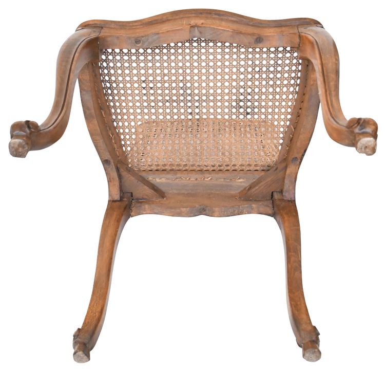 Suite of 8 Louis XV caned chairs