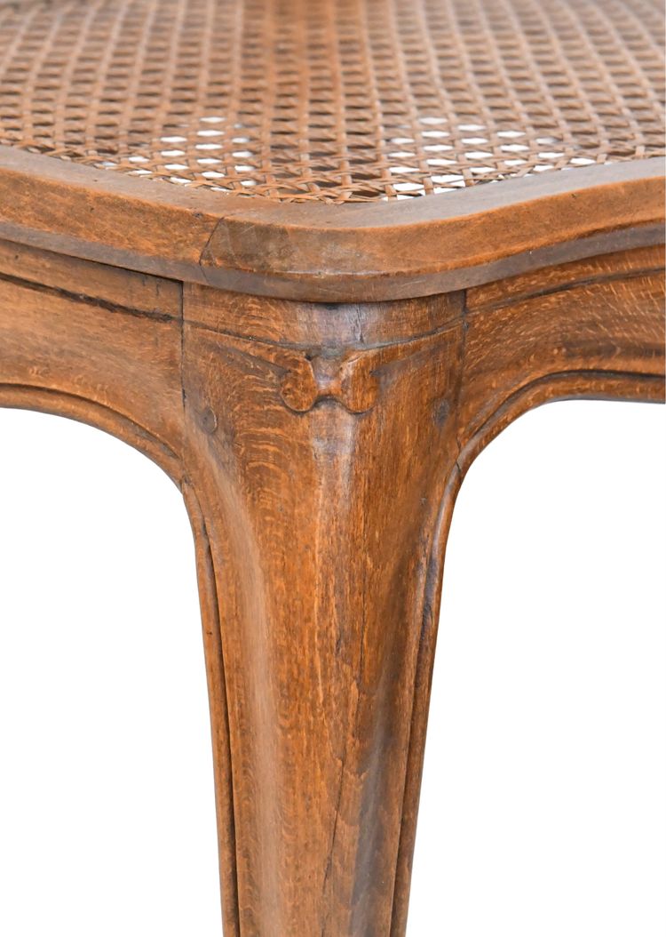 Suite of 8 Louis XV caned chairs