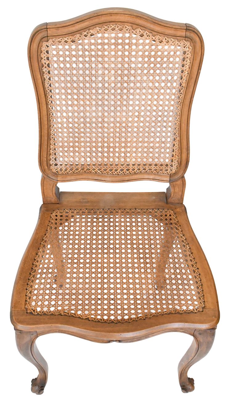 Suite of 8 Louis XV caned chairs
