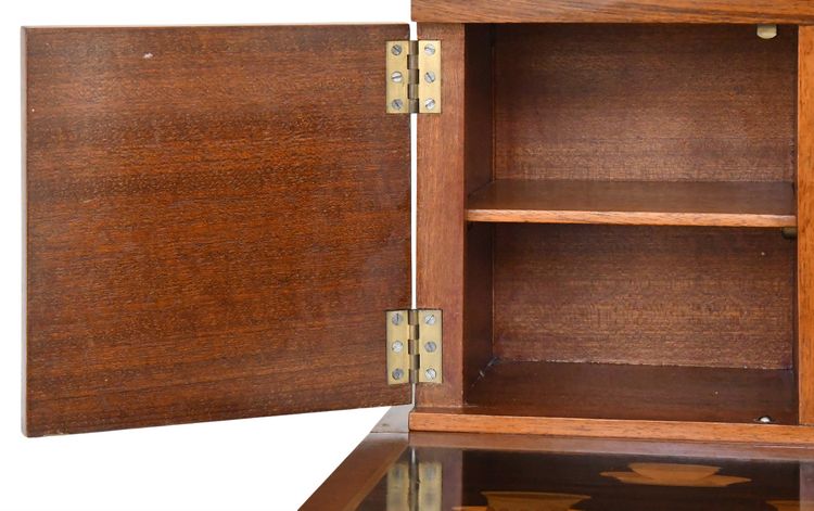 Bureau bonheur du jour en marqueterie dans le goût de Charles Topino