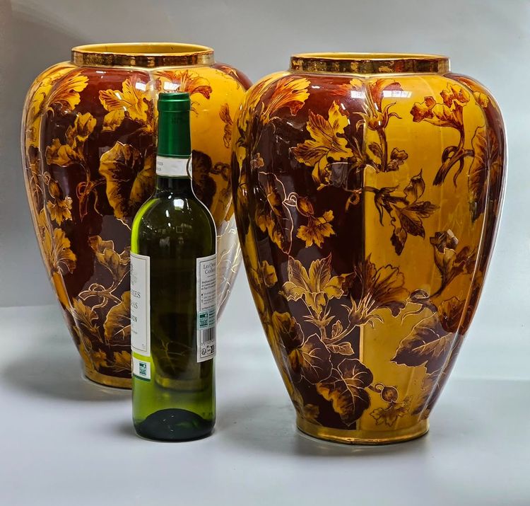 Pair of Keller & Guérin Vases
