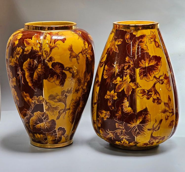 Pair of Keller & Guérin Vases