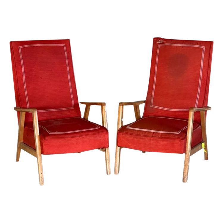 Coppia di poltrone vintage