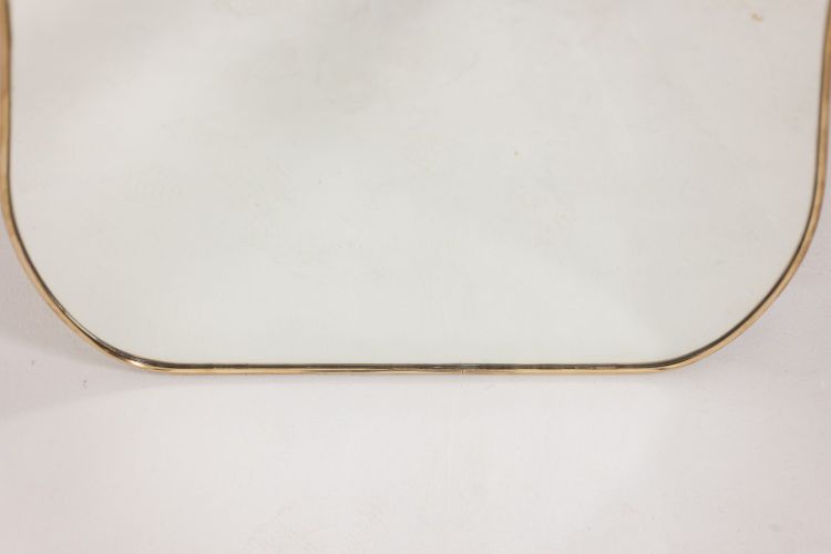 Pair of mirrors in the taste of Gio Ponti. Circa 1970. LS6350859M