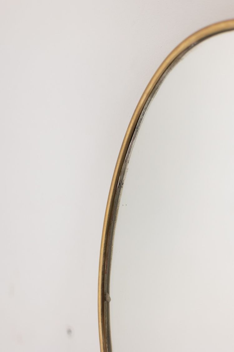 Pair of mirrors in the taste of Gio Ponti. Circa 1970. LS6350859M