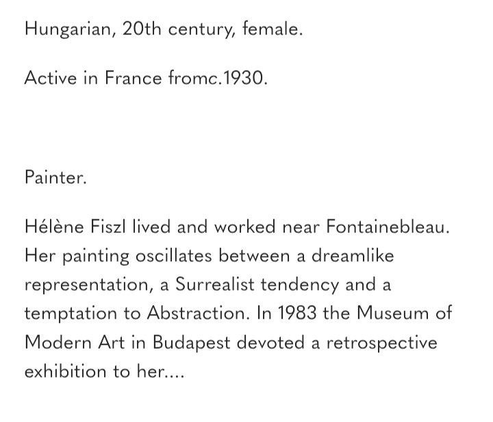 HÉLÈNE FISZL born 1912
