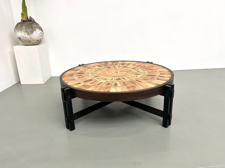 Table basse "Les Herbiers" par Roger Capron