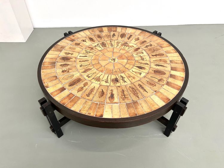 Table basse "Les Herbiers" par Roger Capron