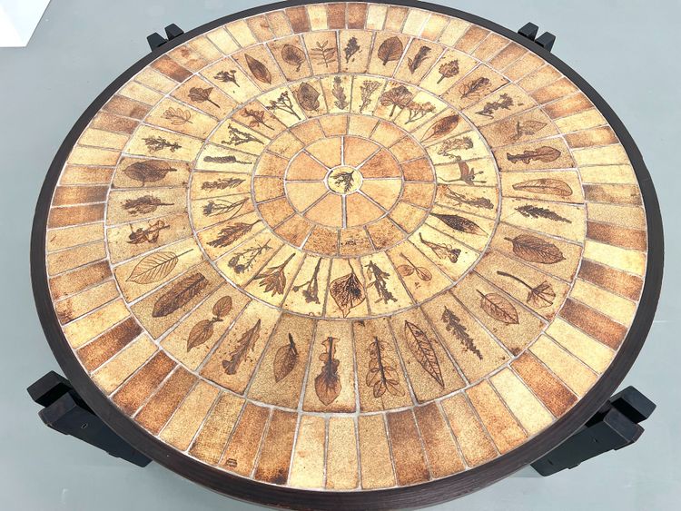 Table basse "Les Herbiers" par Roger Capron