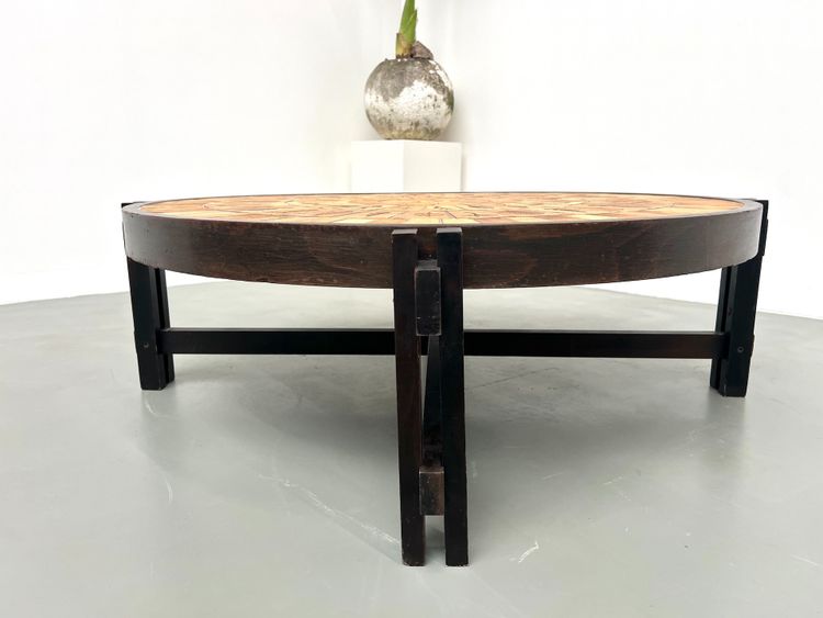 Table basse "Les Herbiers" par Roger Capron