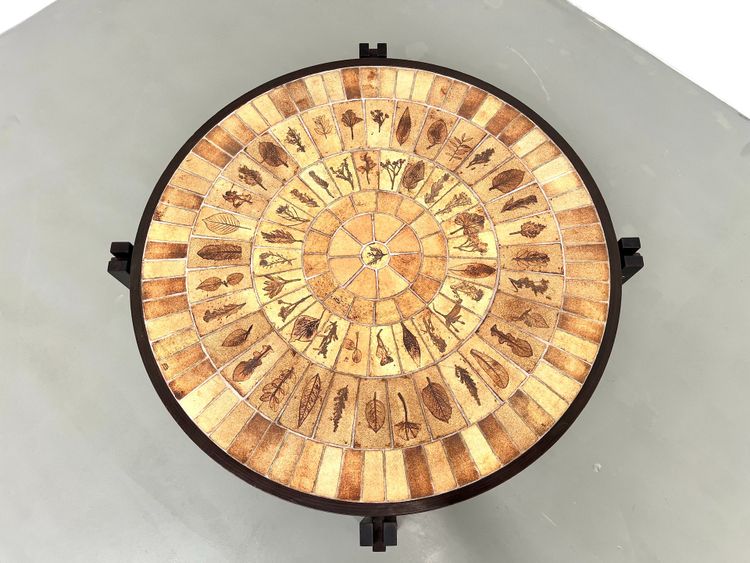 Table basse "Les Herbiers" par Roger Capron