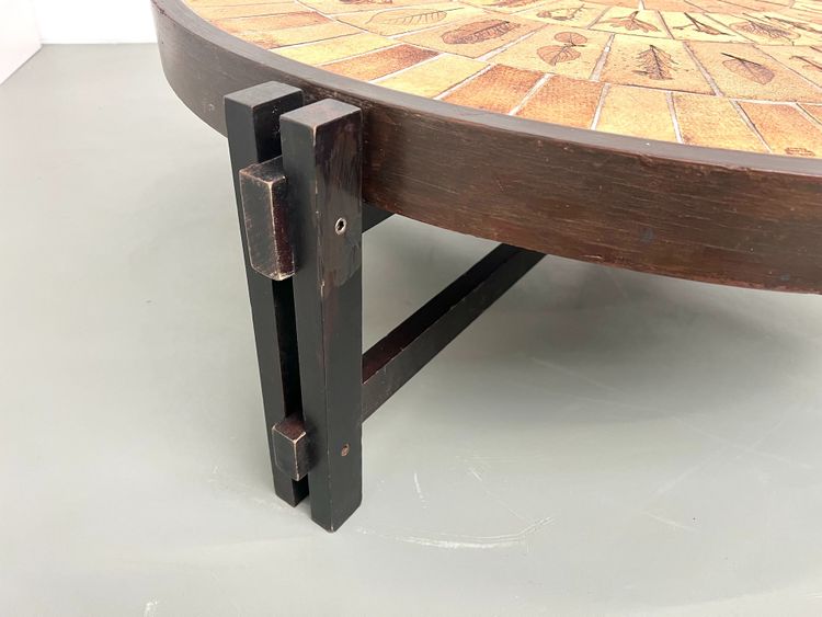 Table basse "Les Herbiers" par Roger Capron