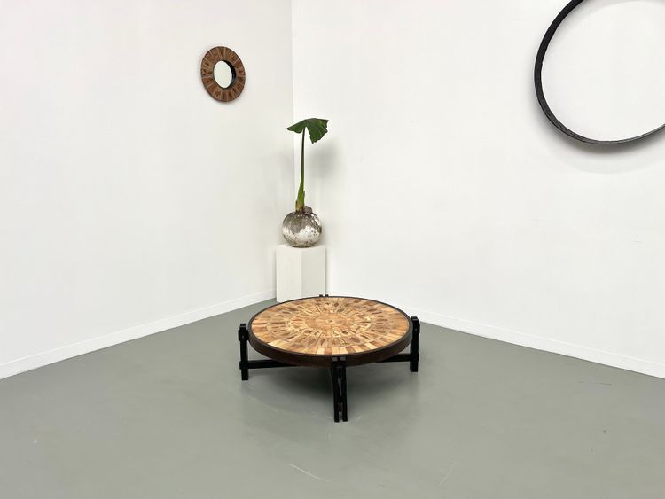 Table basse "Les Herbiers" par Roger Capron