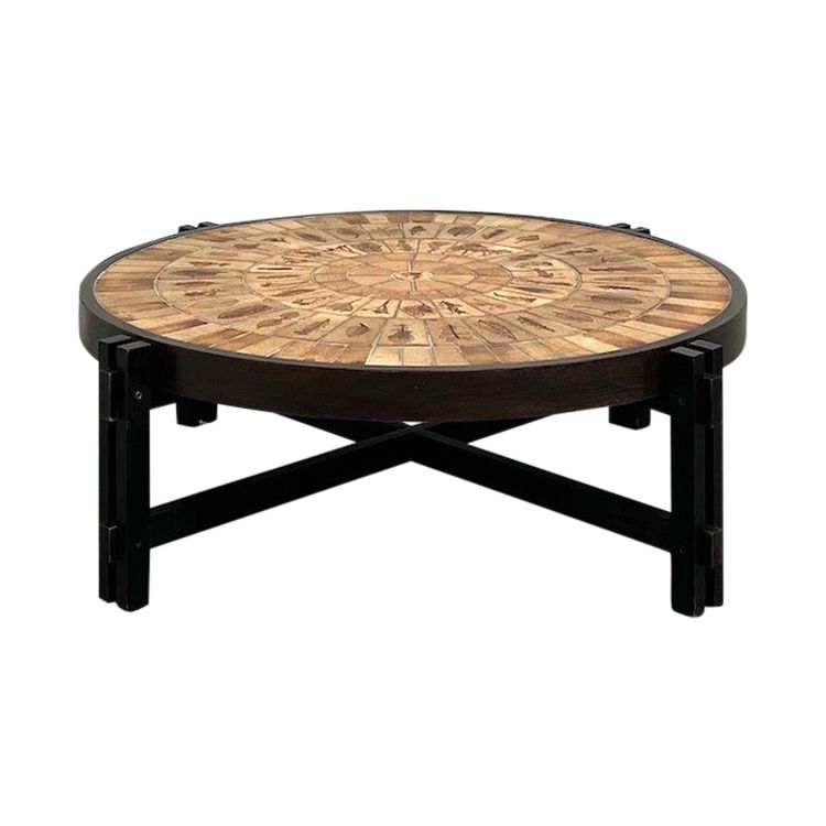 Table basse "Les Herbiers" par Roger Capron
