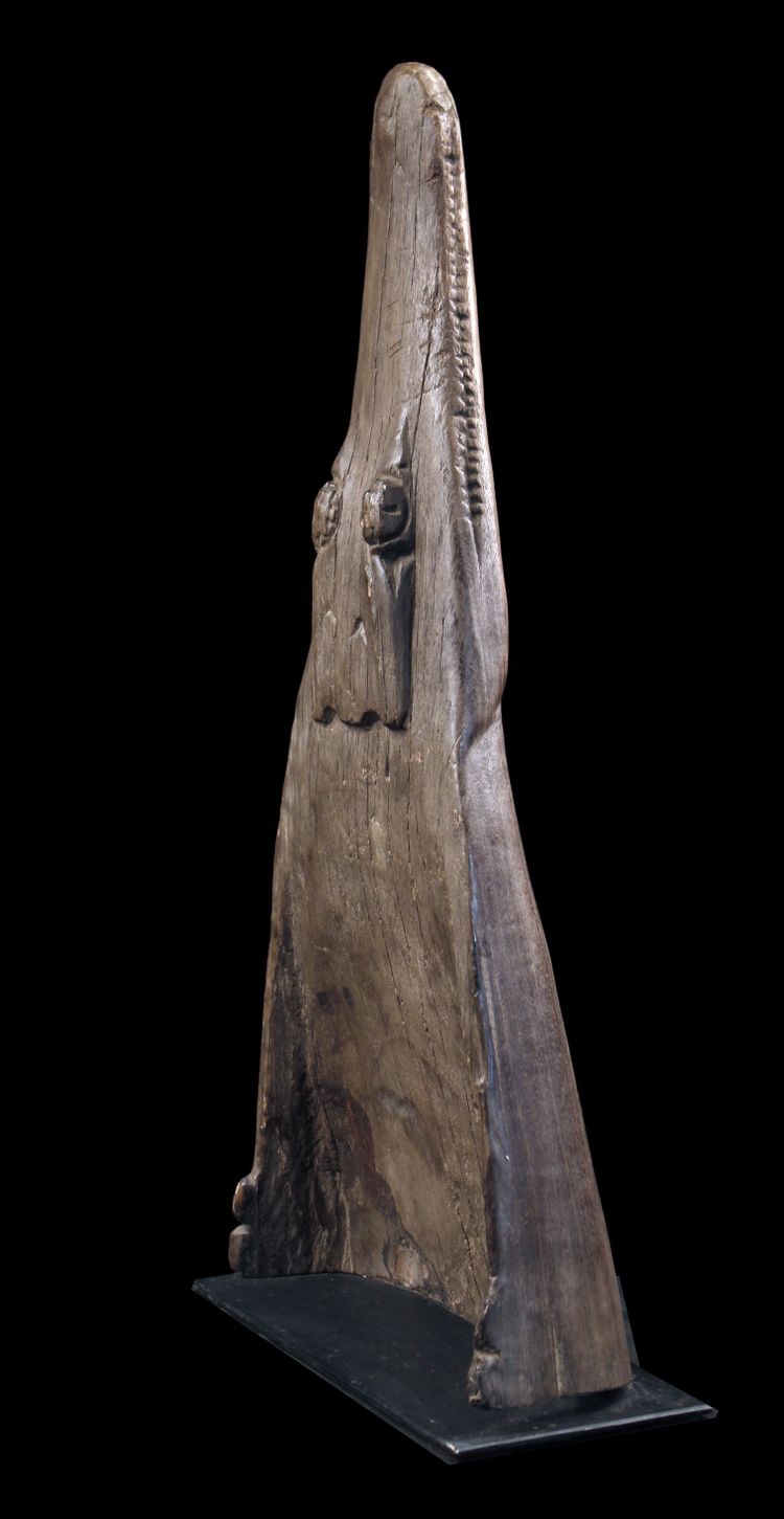 Proue de pirogue, art océanien, art tribal, Sculpture du Sépik, Papouasie Nouvelle Guinée, Océanie