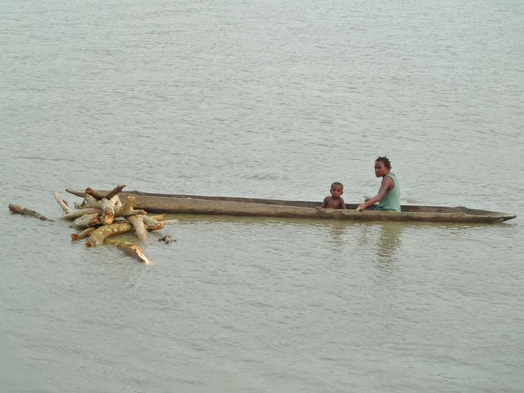 Proue de pirogue, art océanien, art tribal, Sculpture du Sépik, Papouasie Nouvelle Guinée, Océanie