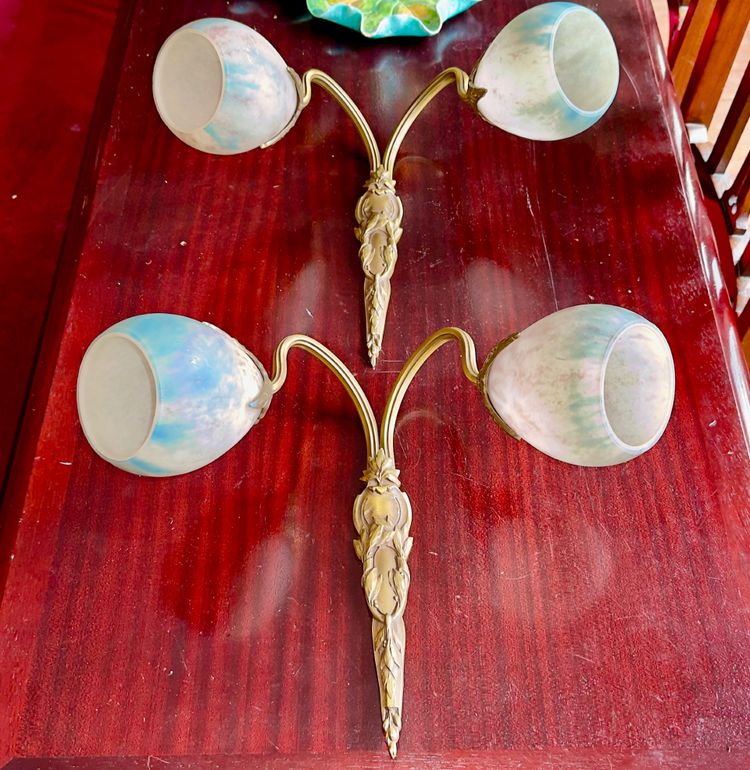 Paire d’appliques Art Nouveau 