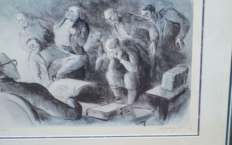 Jean-Claude DAUGUET "La lecture du testament"