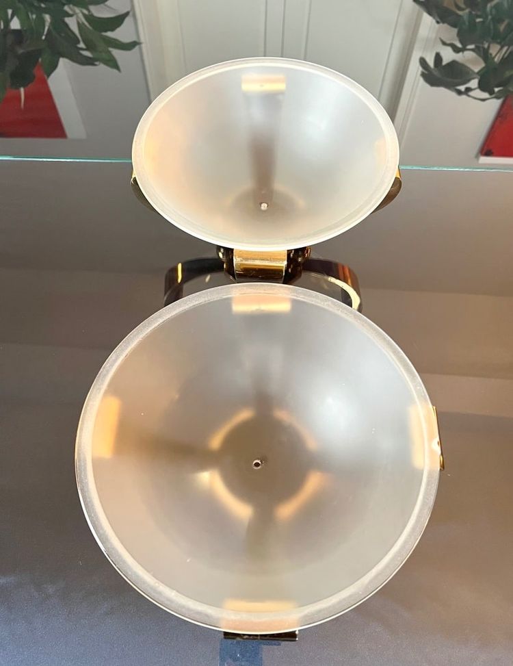 Coppia di lampade in bronzo Art Déco - Luci a colonna