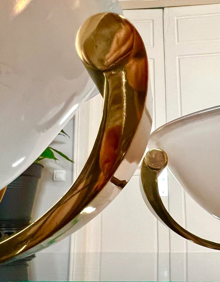 Coppia di lampade in bronzo Art Déco - Luci a colonna