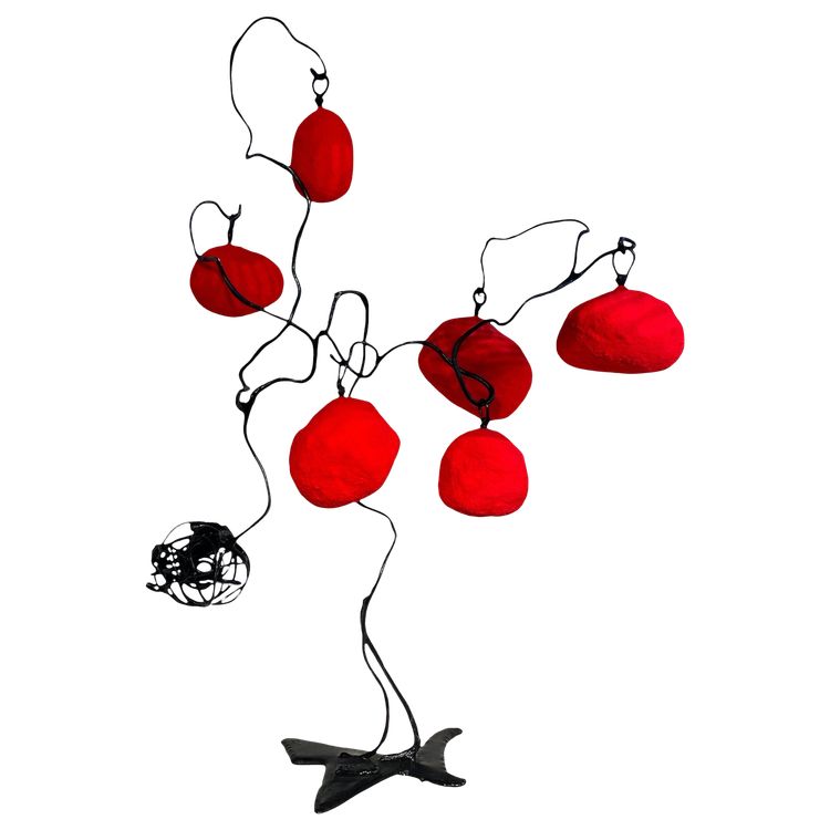 Mobile in polyurethane and metal - A unique work by Michel Froment
