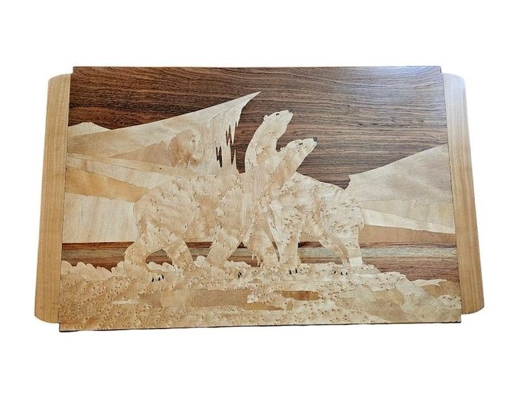 Emile Gallé "Polar Bear" nesting tables
