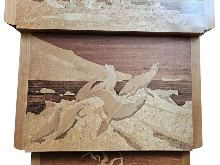 Emile Gallé "Polar Bear" nesting tables
