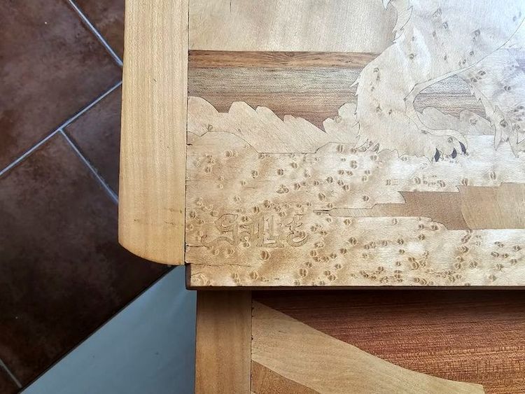 Emile Gallé "Polar Bear" nesting tables