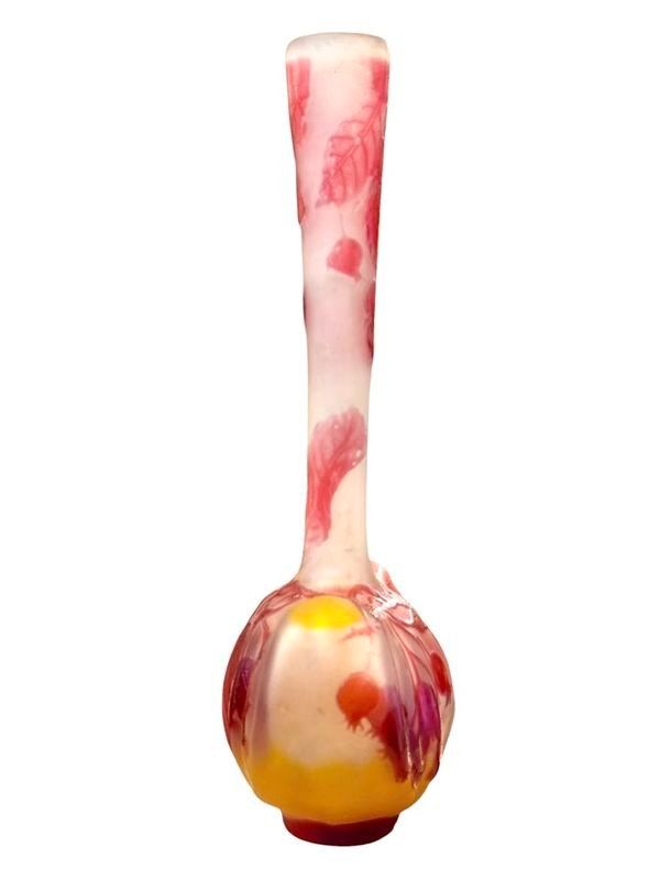 Emile Gallé vase Art Nouveau "Groseilles"