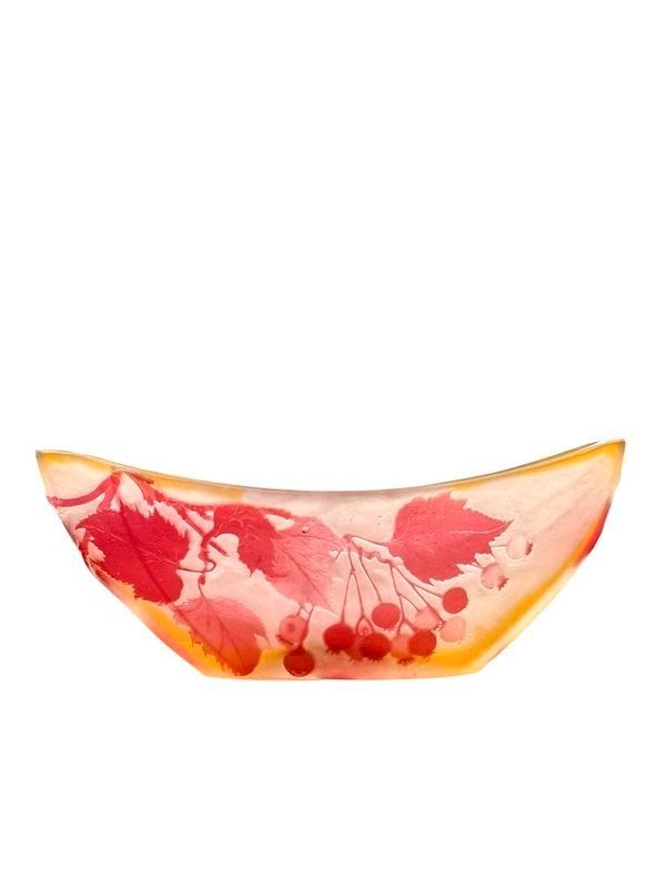 Coppa Emile Gallé Art Nouveau "Aux Groseilles