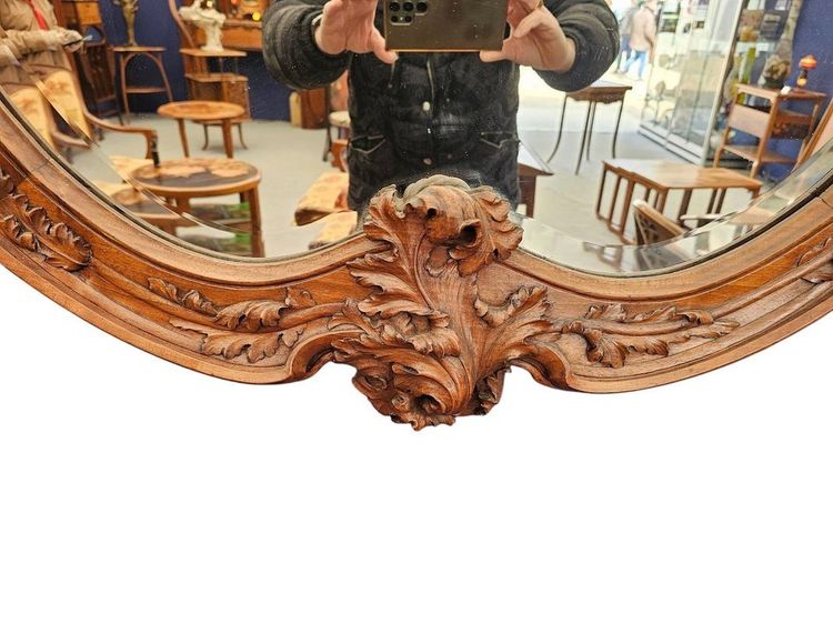 Art Nouveau Ecole de Nancy "aux Pavots" mirror