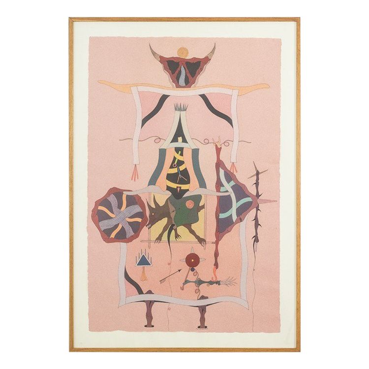 Jorge Camacho. Work "Clan de coyotes". Year 1992. LS60835008M