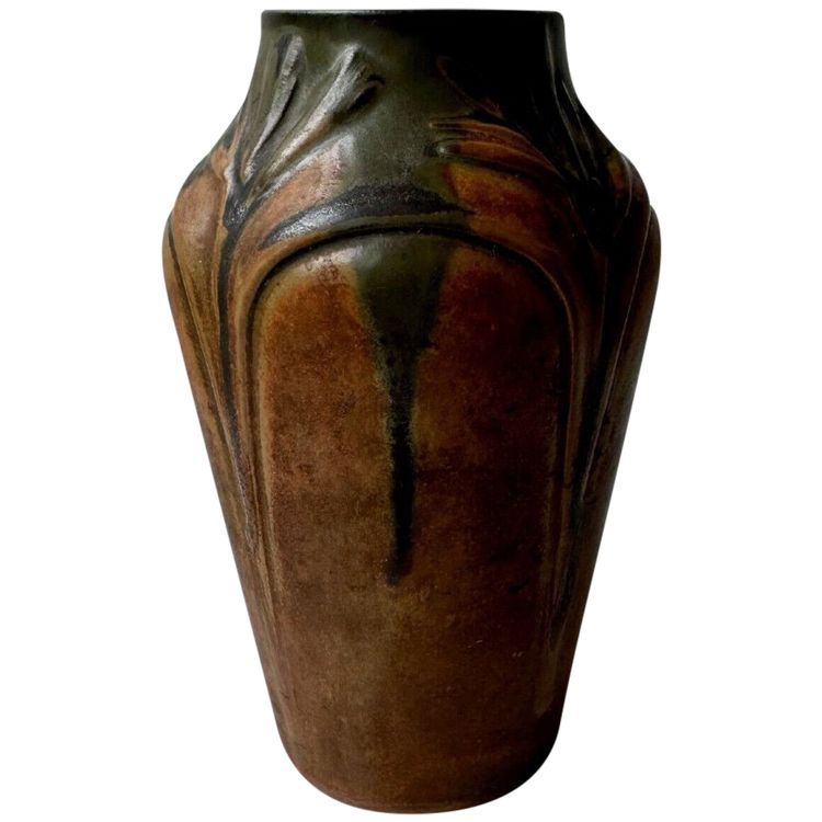 Vaso in gres Art Nouveau del 1900