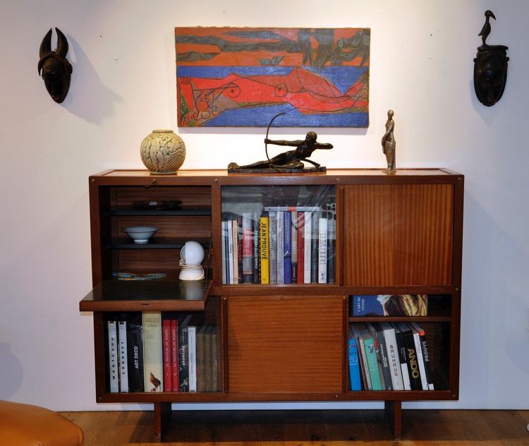 Secretary bookcase Designed by Sornay Circa 1950