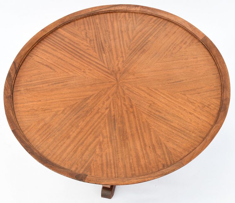 Table basse ronde Art Déco