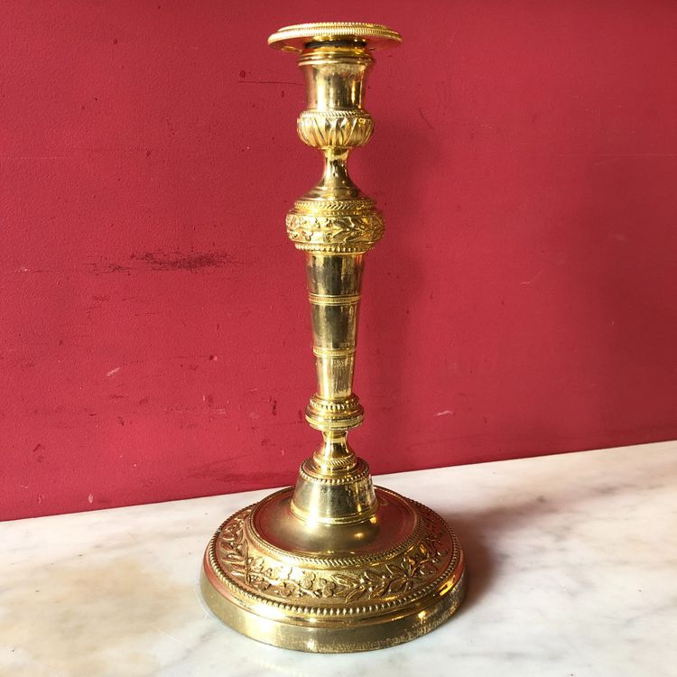Mistletoe Candleholders, Louis XVI period