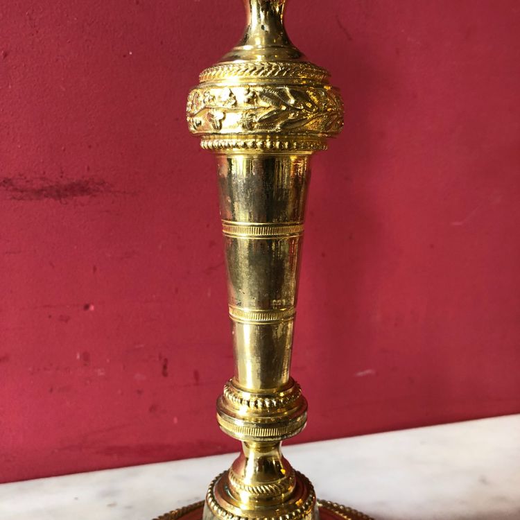 Mistletoe Candleholders, Louis XVI period