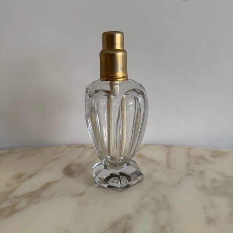 Baccarat Lampe Berger con lati tagliati, XX secolo