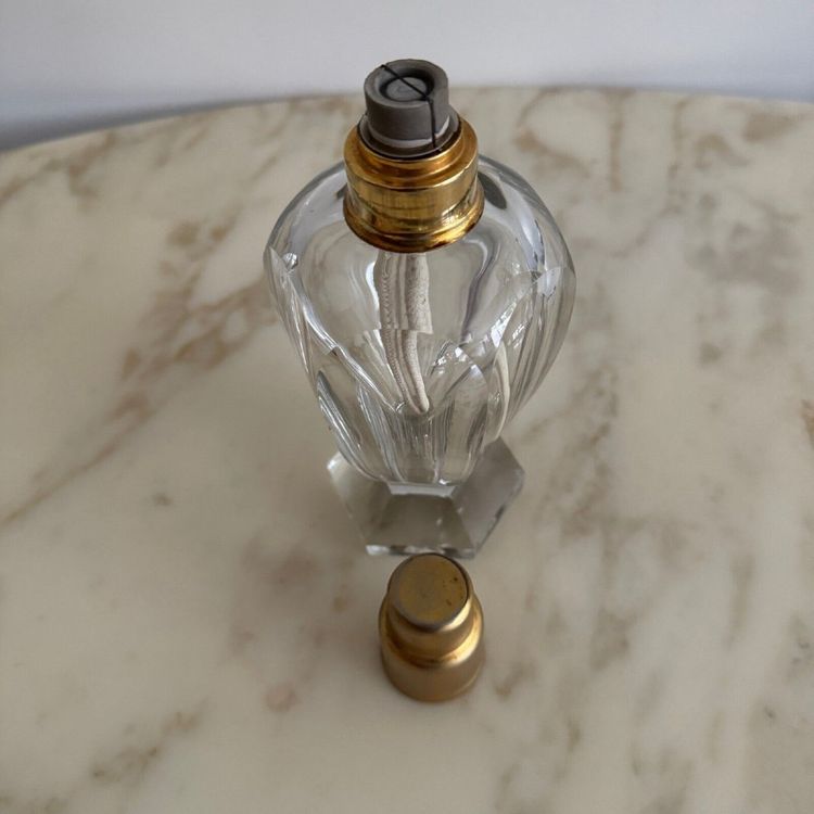 Baccarat Lampe Berger con lati tagliati, XX secolo