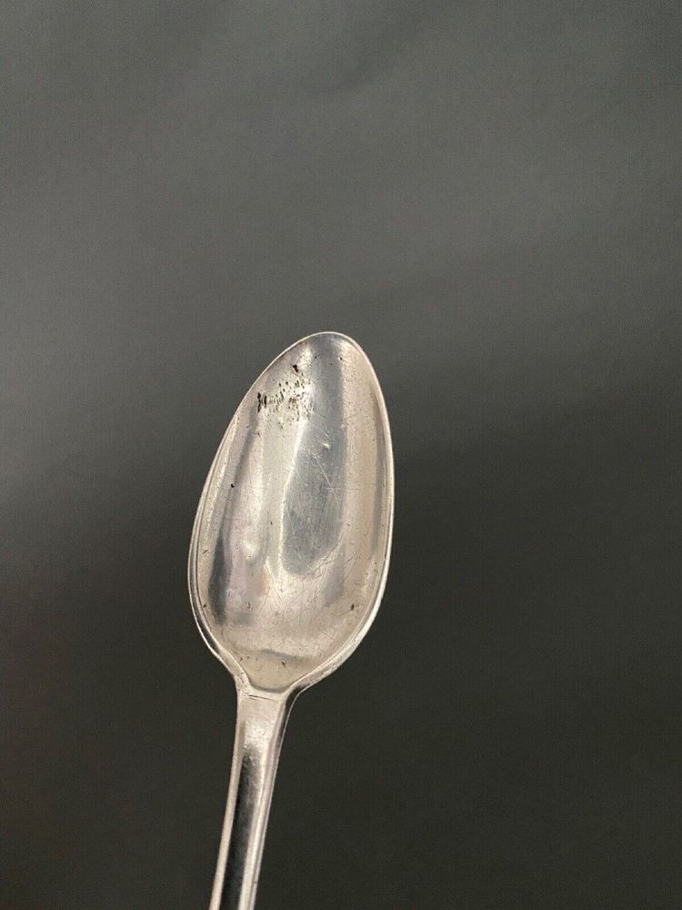 Two small 18th century silver spoons with count's crown monogram