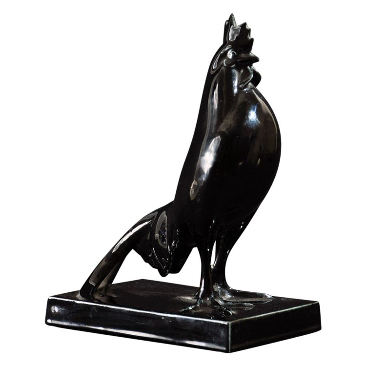 Galletto indiano in ceramica Petersen Sèvres 1980 circa