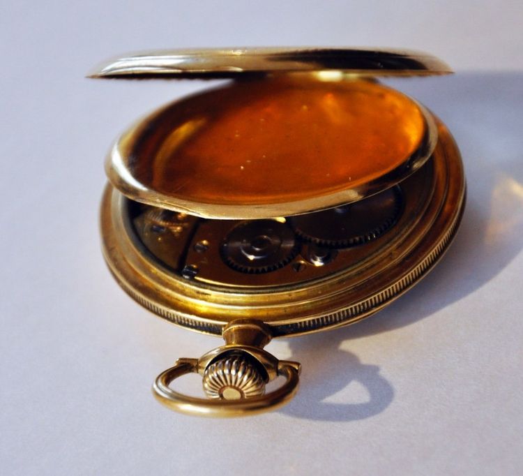 Zenith Gold Pocket Watch Circa 1900
