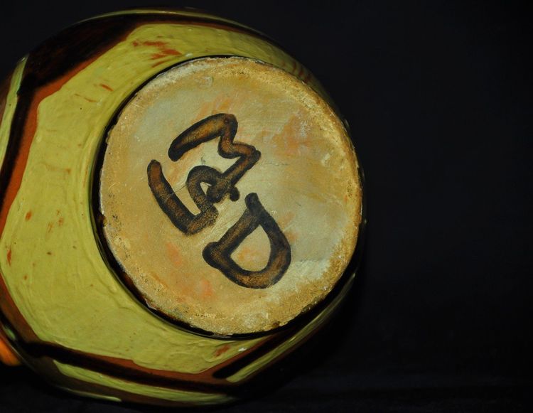 Ceramic Pitcher Signed Ann Dangar Circa 1940