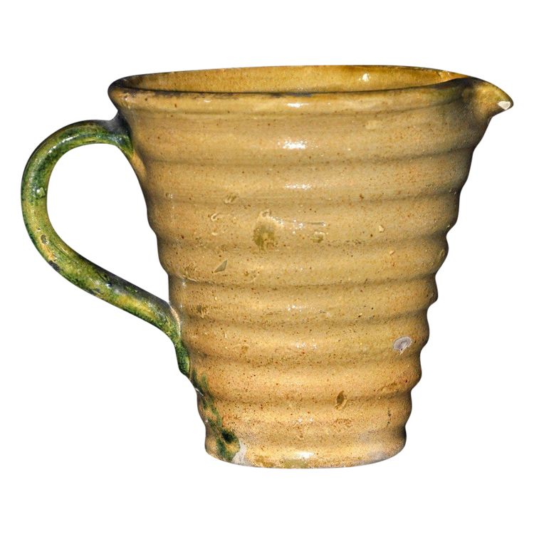 Brocca in ceramica smaltata firmata Ann Dangar 1940 circa