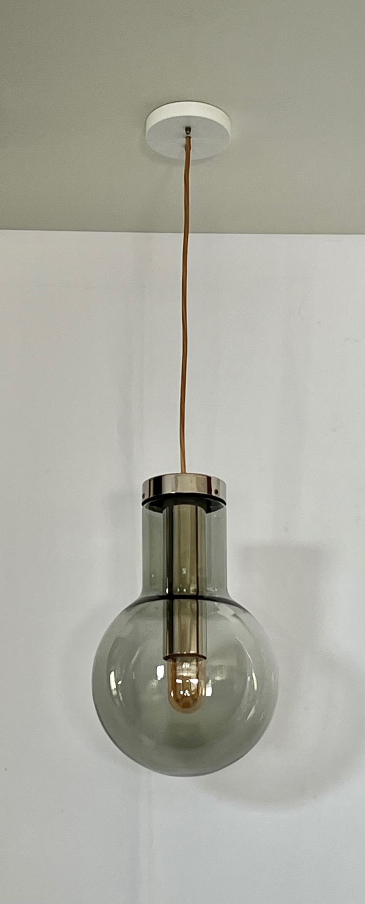 Maxi Bulb medium suspension lamp by Frank Ligtelijn for RAAK Amsterdam, Netherlands 1960s